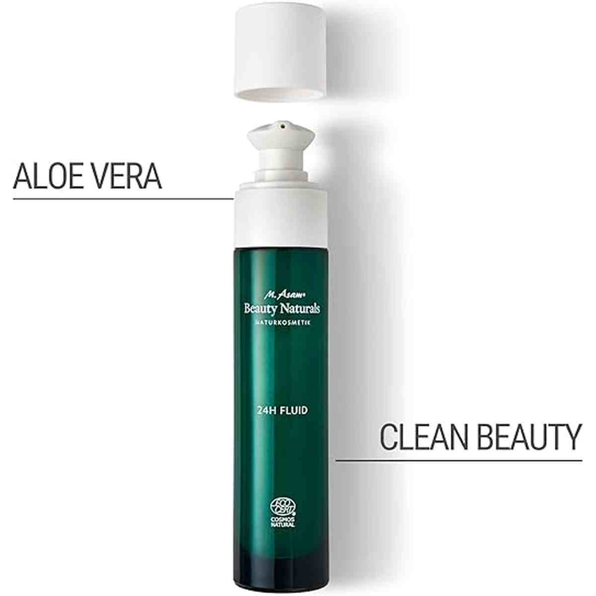 Crème fluide M. Asam Beauty Naturals 24H hydratation cosmétique bio certifiée