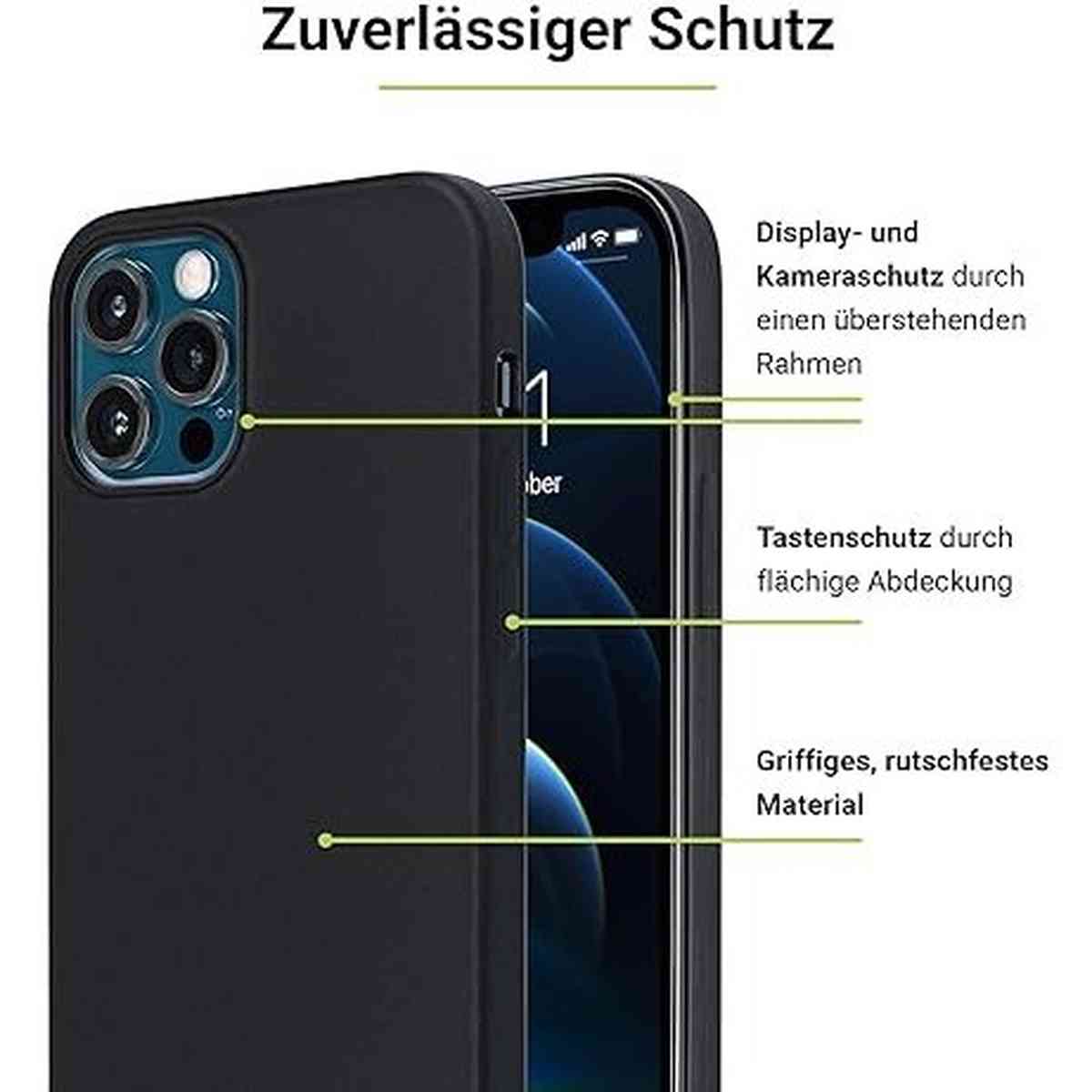 Artwizz Coque arrière pour Apple iPhone 12 Mini Noir