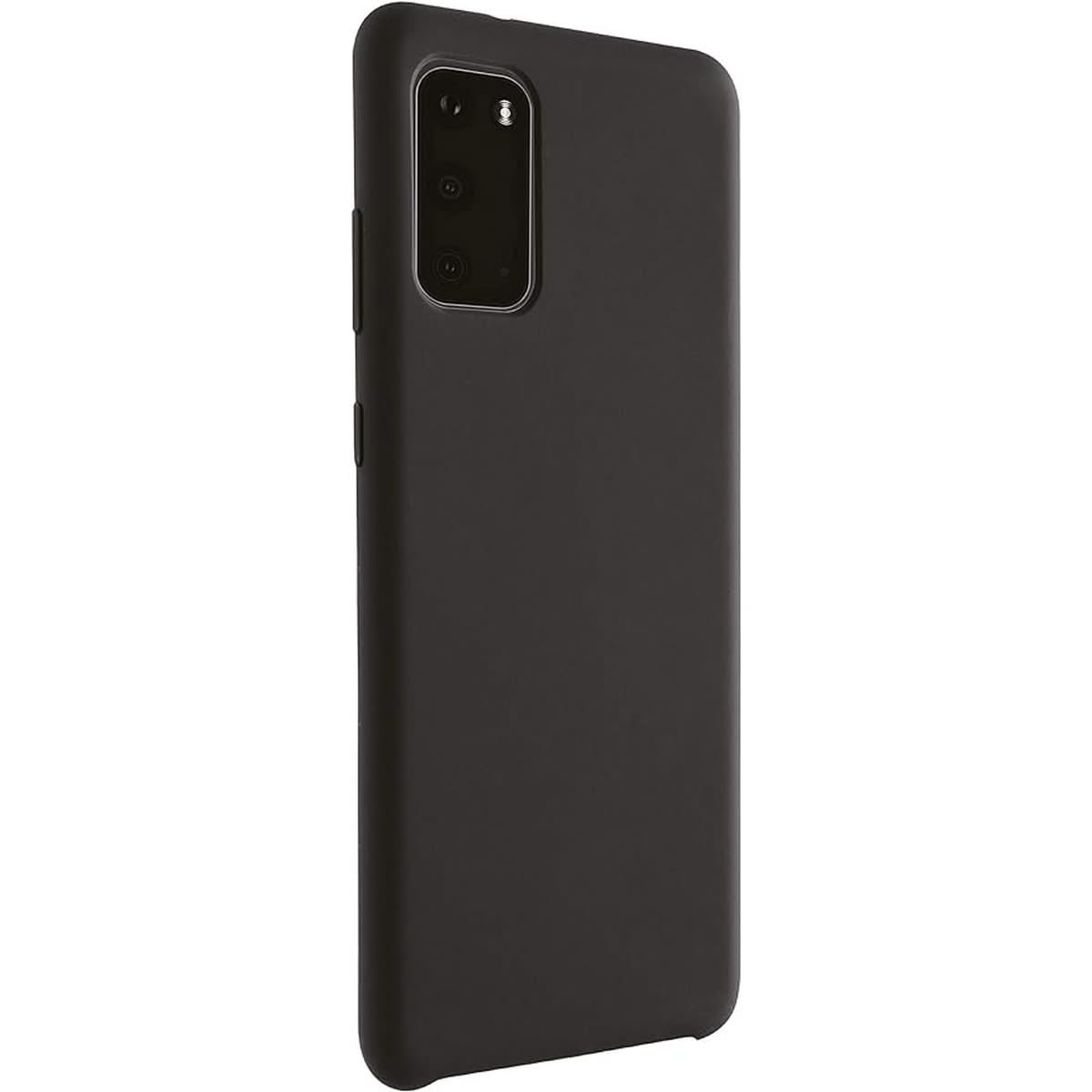 Coque arriere noir samsung galaxy S20 microfibre VIVANCO