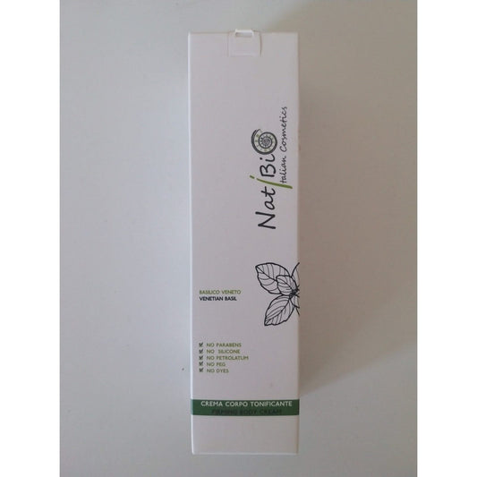 Crème Corporelle Tonifiante au Basilic Vénitien Natibio cellulite