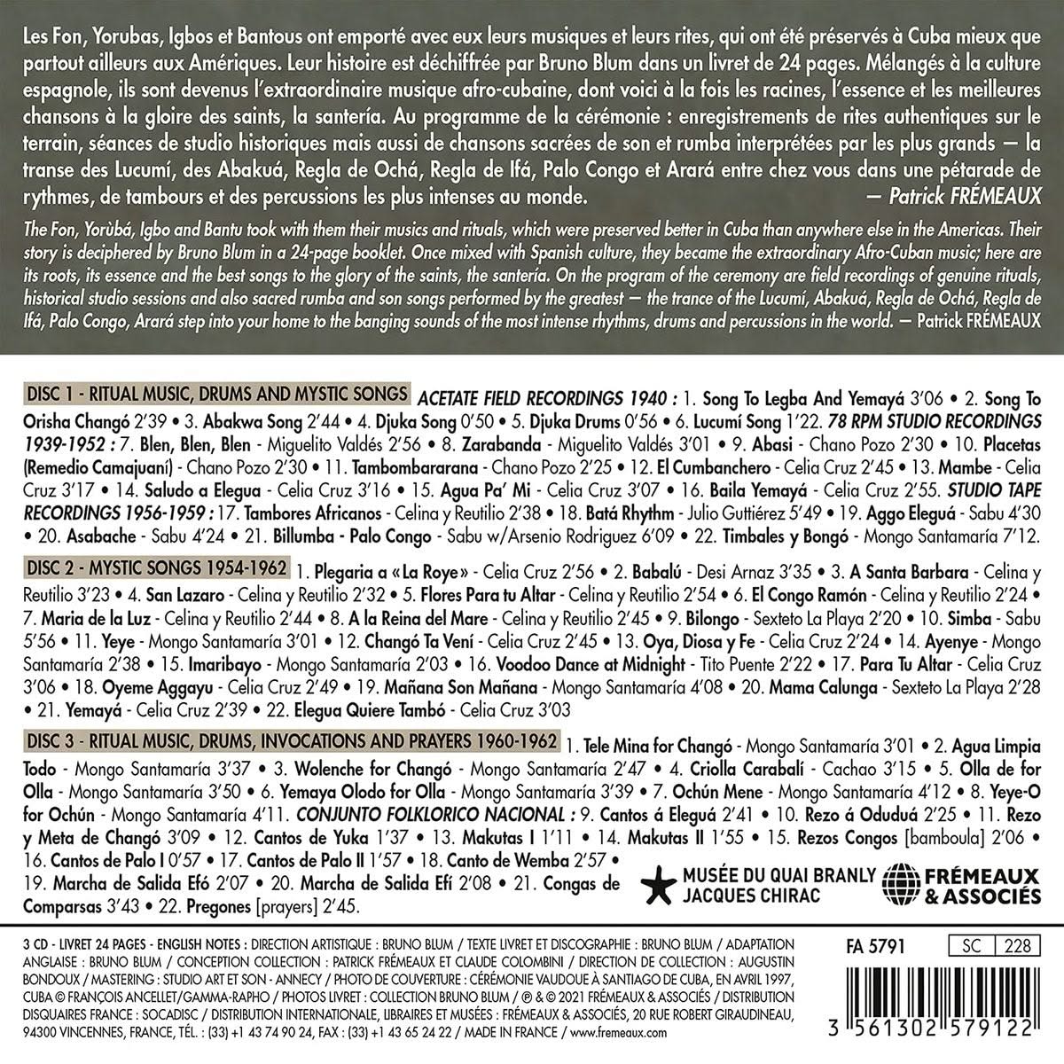 Fon Yoruba Igbo Bantu musique mystique de cuba folk transe possession