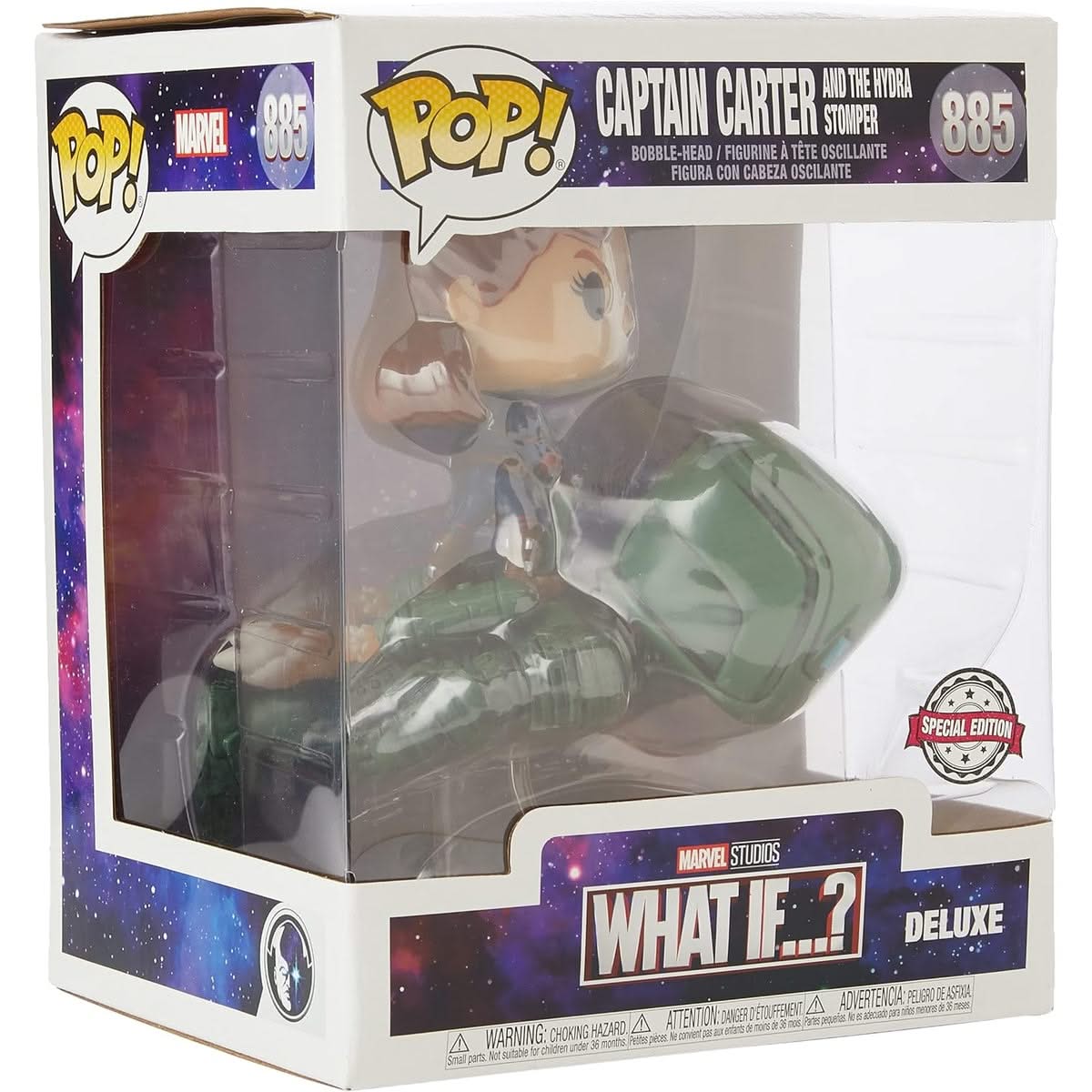 Funko POP 885 Figurine Captain Carter et Hydro Deluxe What If…?