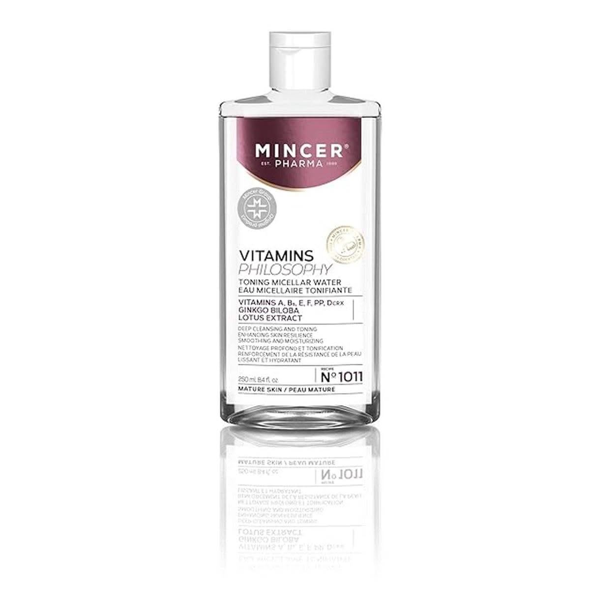 Mincer Pharma Vitamins Philosophy Lotion Tonique Micellaire Nettoyante Visage