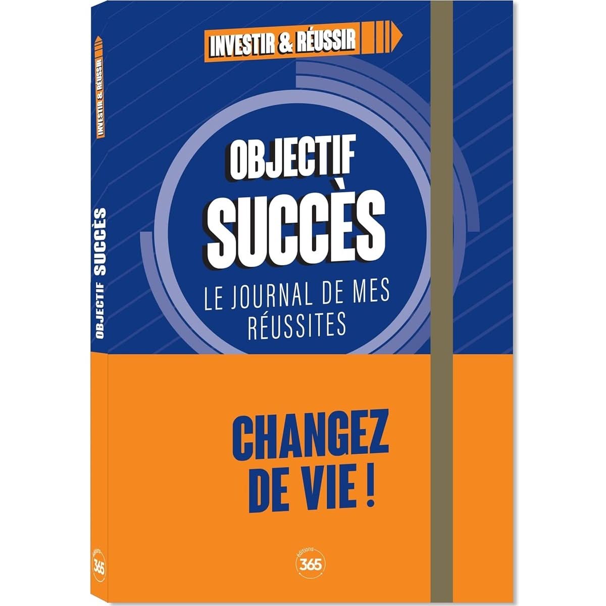 Objectif succès, journal avec trackers pour atteindre ses objectifs
