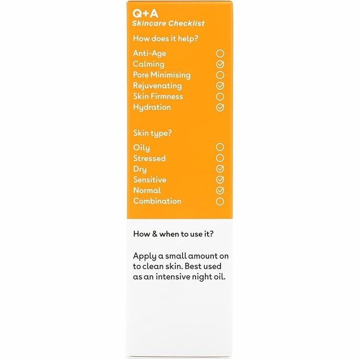 Huile Visage Nutritive Super Food Q+A