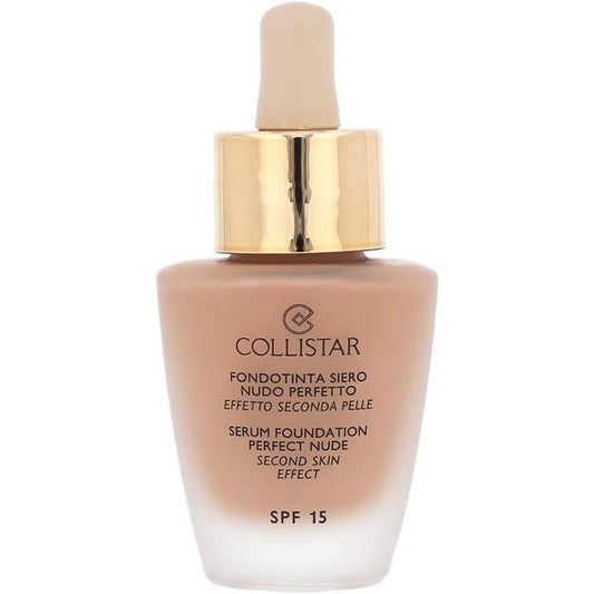 Serum Fond de Teint Perfect Nude 6 Sun COLLISTAR avec SPF 15. Fond de teint fluide effet seconde peau pour un teint lumineux et naturel.