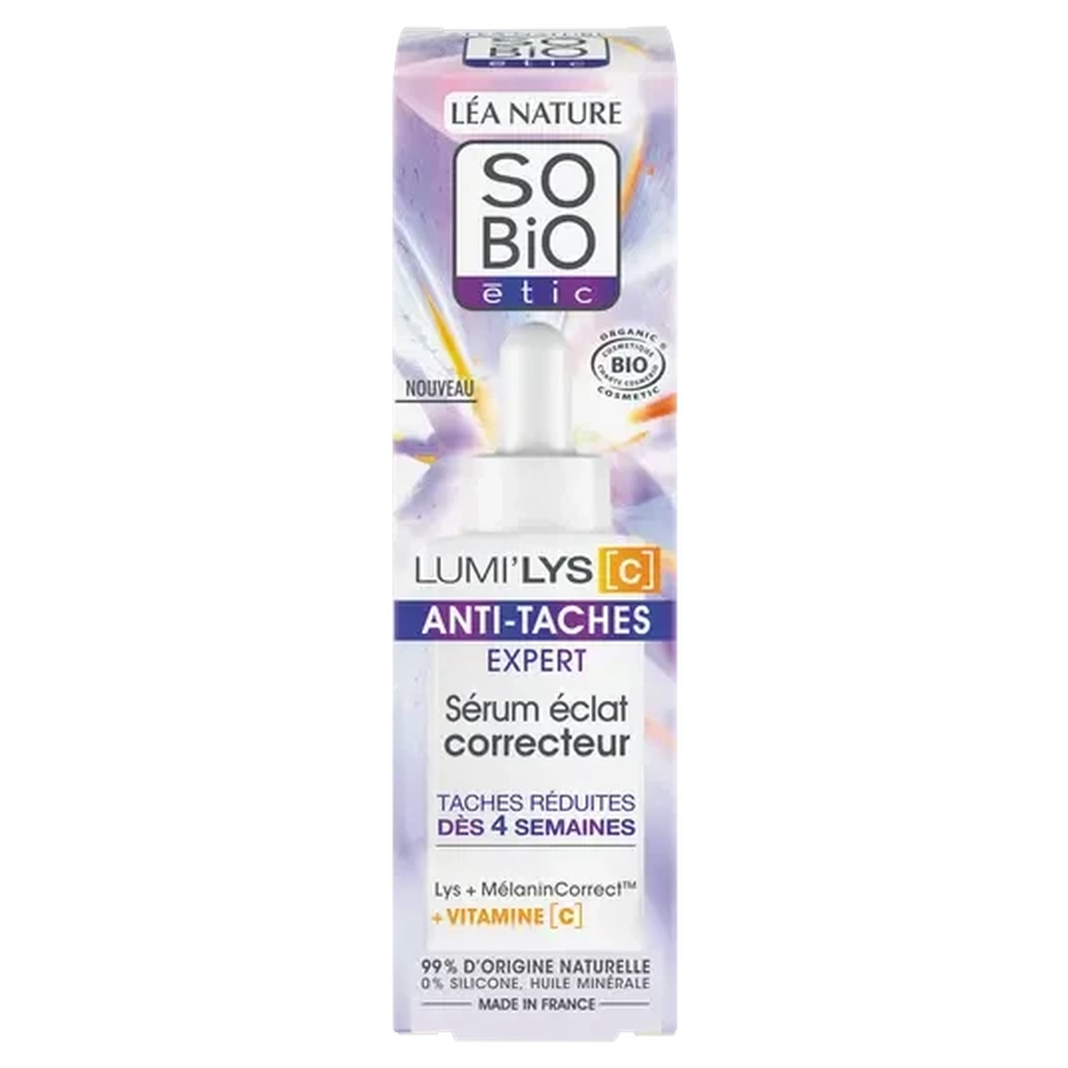 Sérum éclat correcteur léa nature lumi'lys anti-taches
