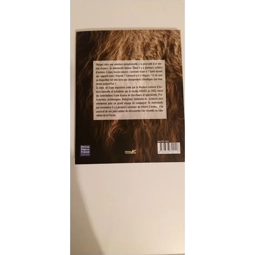 Un temps de mammouth - Portrait d'un géant disparu livre quatrieme de couverture