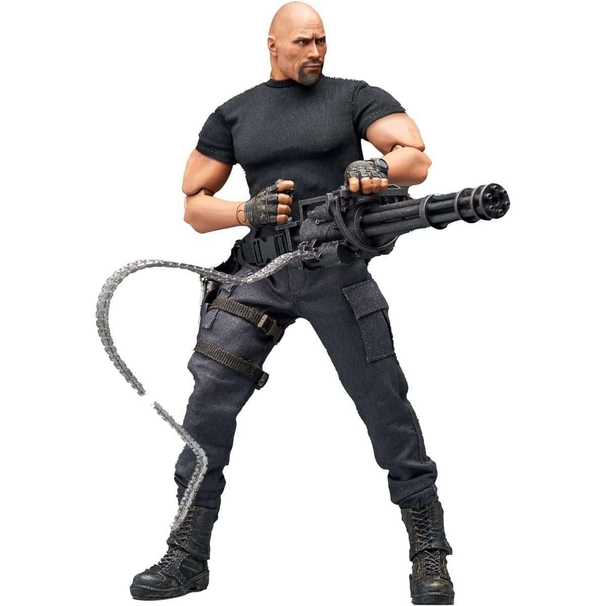 Figurine Beast Kingdom Fast & Furious Luke Hobbs Limited Edition 21 cm. Modèle articulé avec accessoires et parties interchangeables sous licence officielle.
