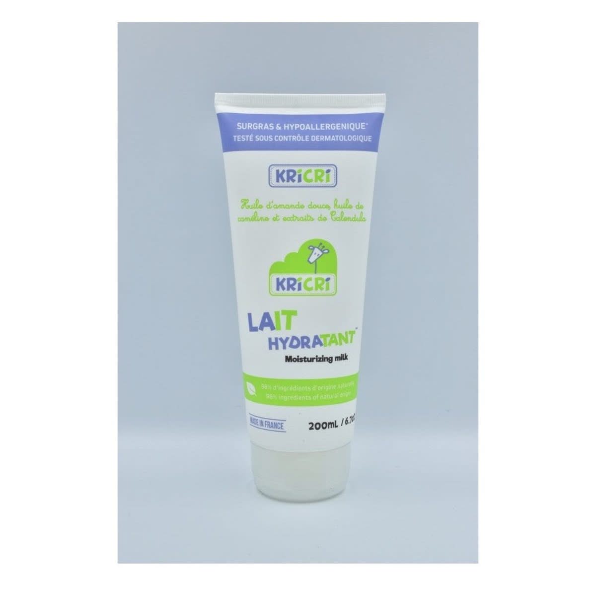 Lait hydratant Bébé et nourrisson 200ml Kricri