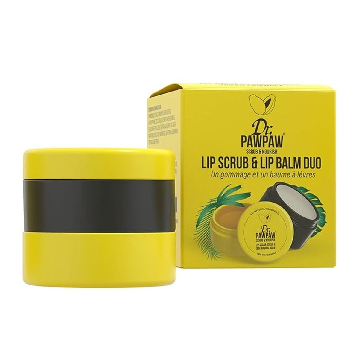 Gommage et baume à lèvres Dr PAW PAW Lip Scrub & Nourish