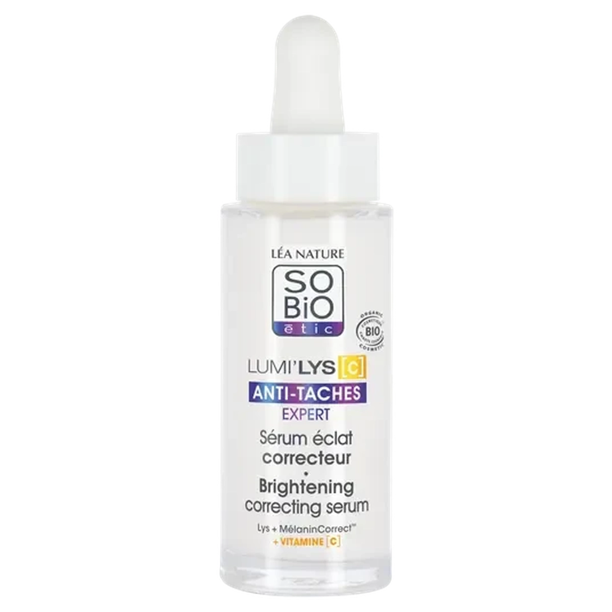 Sérum éclat correcteur léa nature lumi'lys anti-taches so bio etic
site de vente osmetique bio