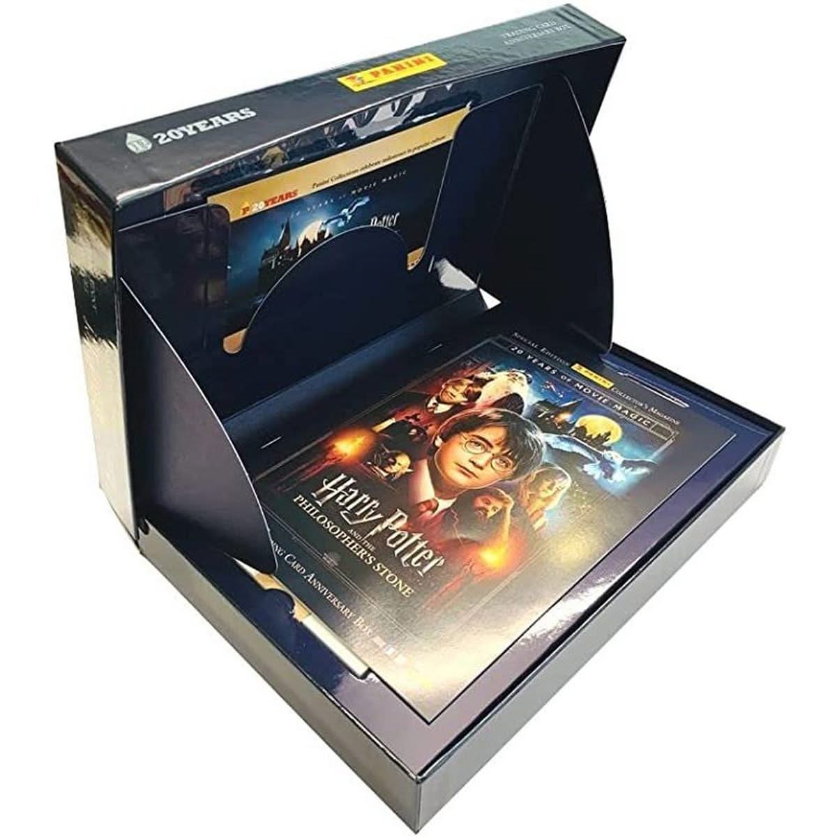 Harry Potter trading cards boîte anniversaire 20 ans panini