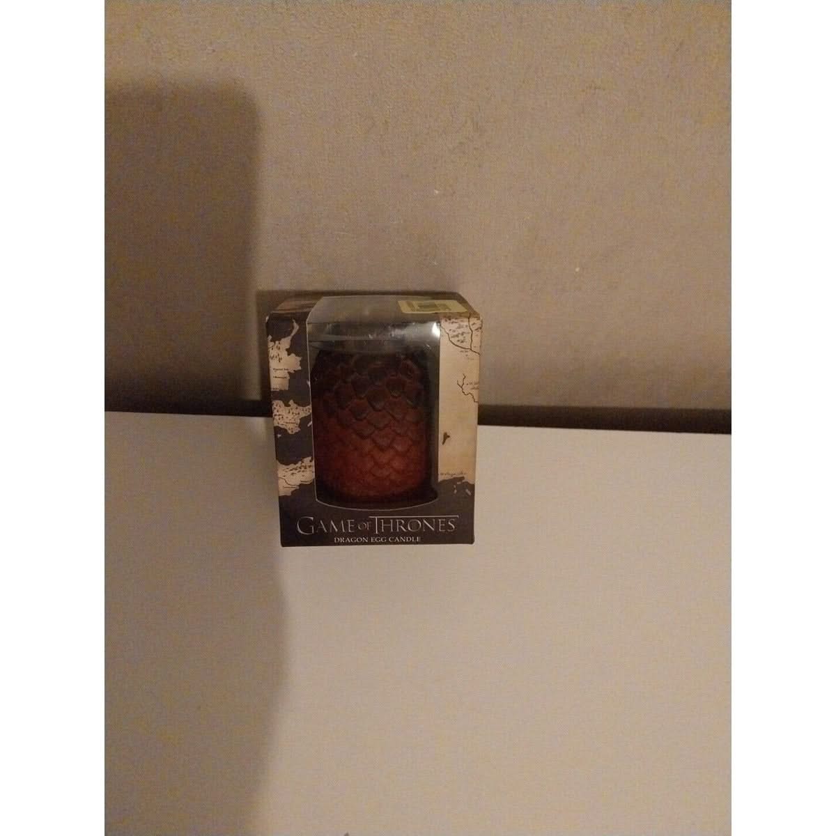 Bougie œuf de dragon sculpté Game of Thrones
