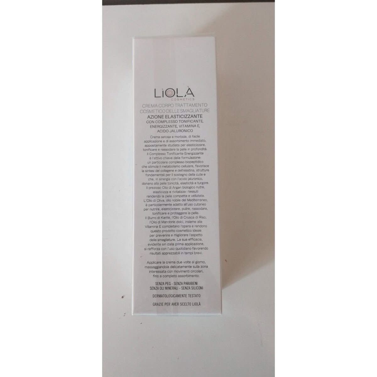 LIOLA Cosmetics Crème Traitante Raffermissante Corps 250ml anti Vergetures