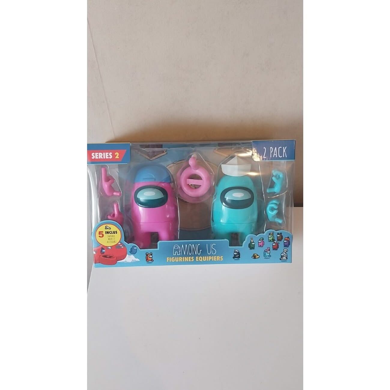 Among us figurines equipiers serie 2 5 accessoires