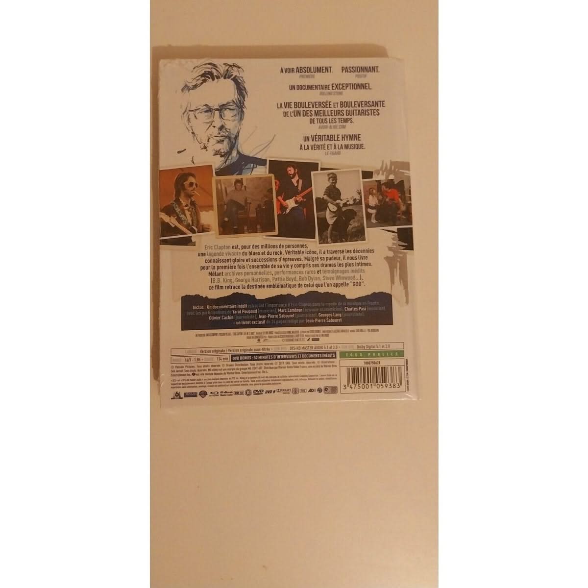 Blu-ray Eric Clapton: Life in 12 Bars Édition Prestige blu ray documentaire - Inclus Livret -