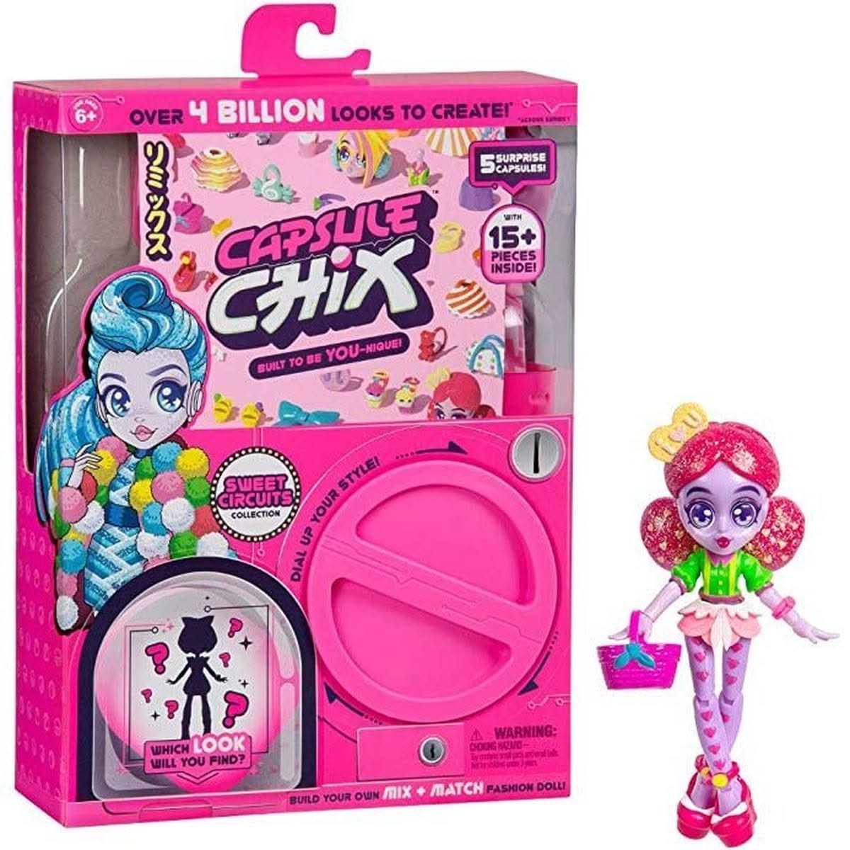 Capsules Chix Poupée Collection Sweet Circuits