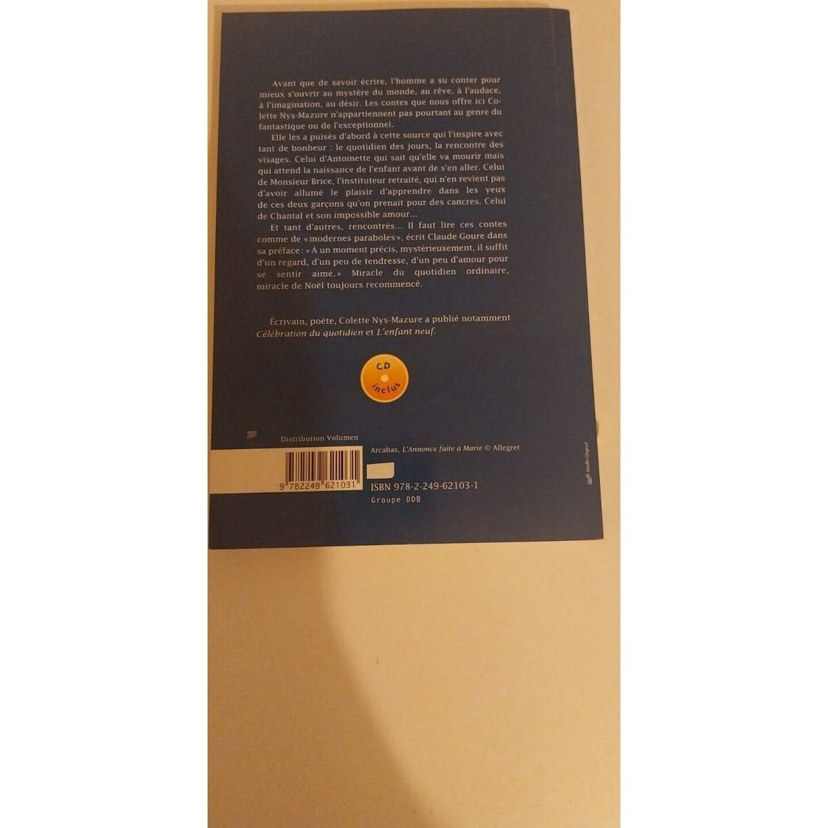 Contes d espérance. Avec Cd audio - Colette Nys Mazure