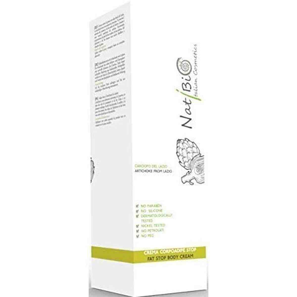 Crème amincissante corps Natibio vegan 200 ml a l artichaut du Latium