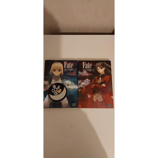 Fate Stay Night - Tome 1 + tome 2 .Manga  Shirô Emiya