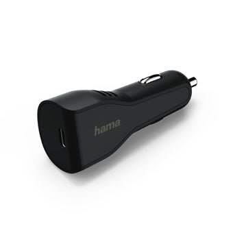 Hama Chargeur de voiture Port USB Type-C Alimentation secteur PD 3A Noir