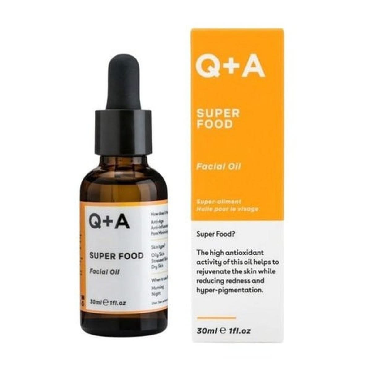 Huile Visage Nutritive Super Food Q+A