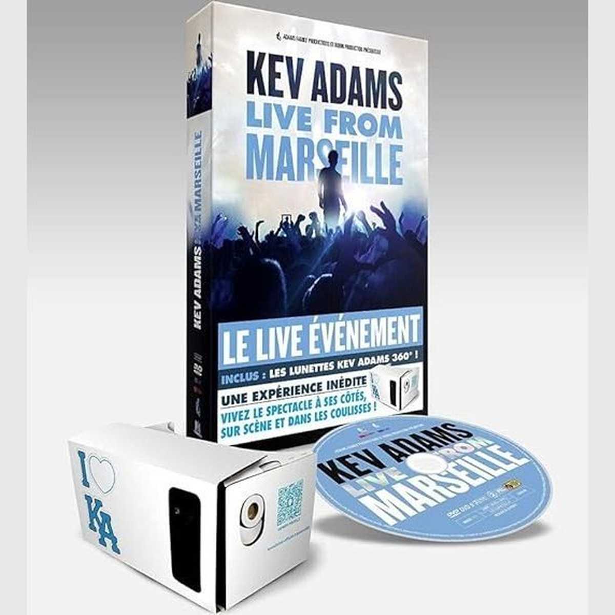 Kev Adams-Live from Marseille Dvd Édition Limitée -lunette 360 °