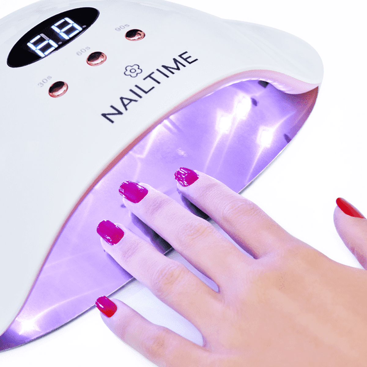 Lampe UV Pour Ongles Nailtime 18 led 3 programmes .illustrations