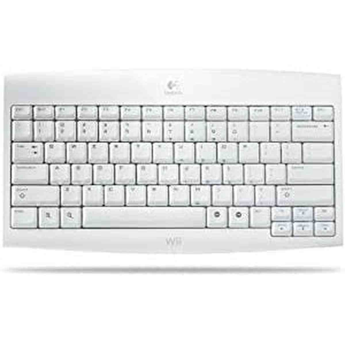 Logitech Cordless - Clavier - sans fil - 2.4 GHz - français - pour Nintendo Wii, Nintendo Wii 101