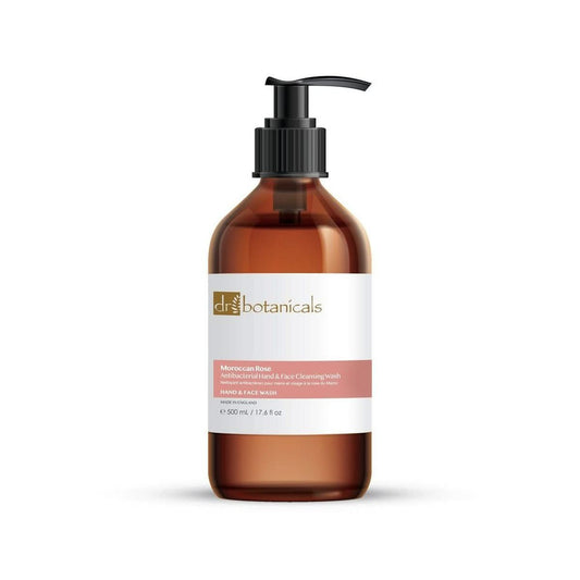 Nettoyant antibactérien pour les mains et le visage à la rose marocaine Dr Botanicals