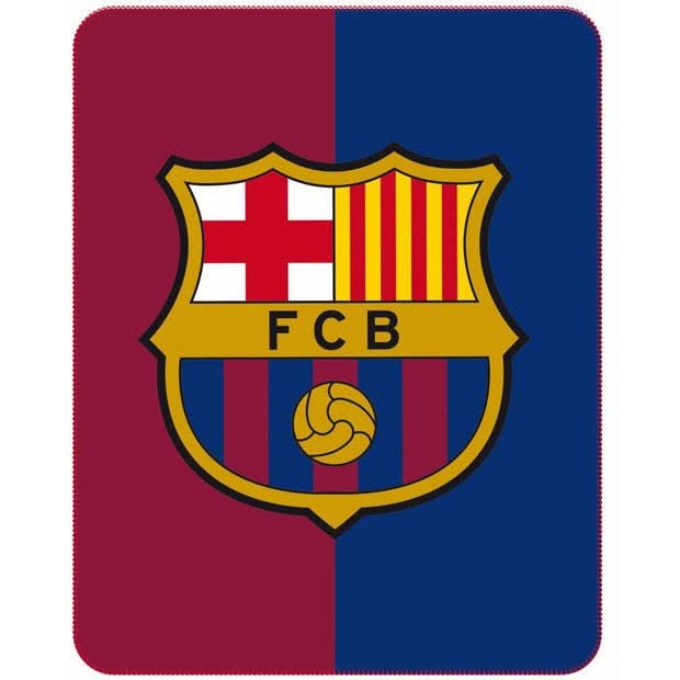 Plaid polaire Fc Barcelone 110x140 cm
