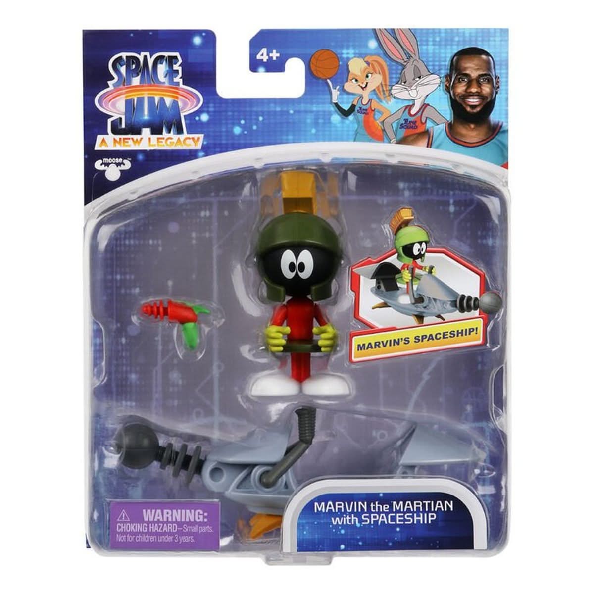 Space Jam Marvin le Martien avec Vaisseau Spatial