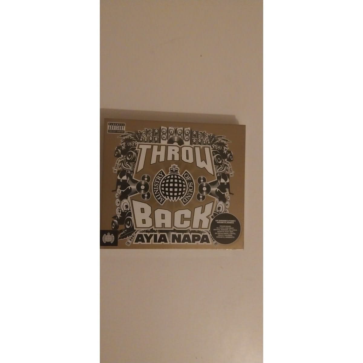 Throwback Ayia Nappa .Ministry Of Sound CD MUSIQUE