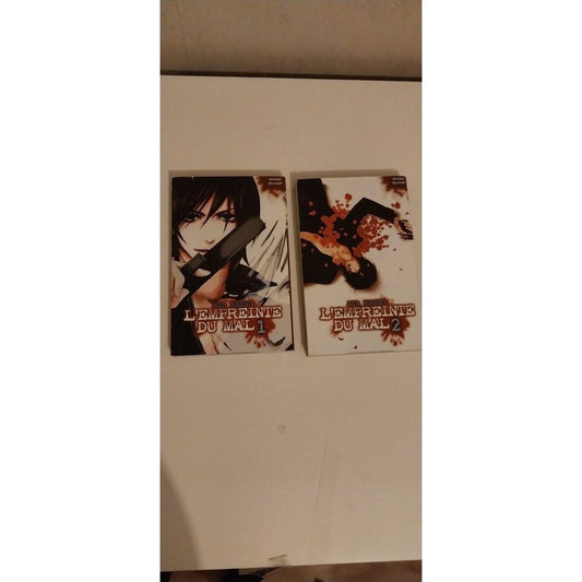 l empreinte du mal 2 tomes 1 et 2 manga