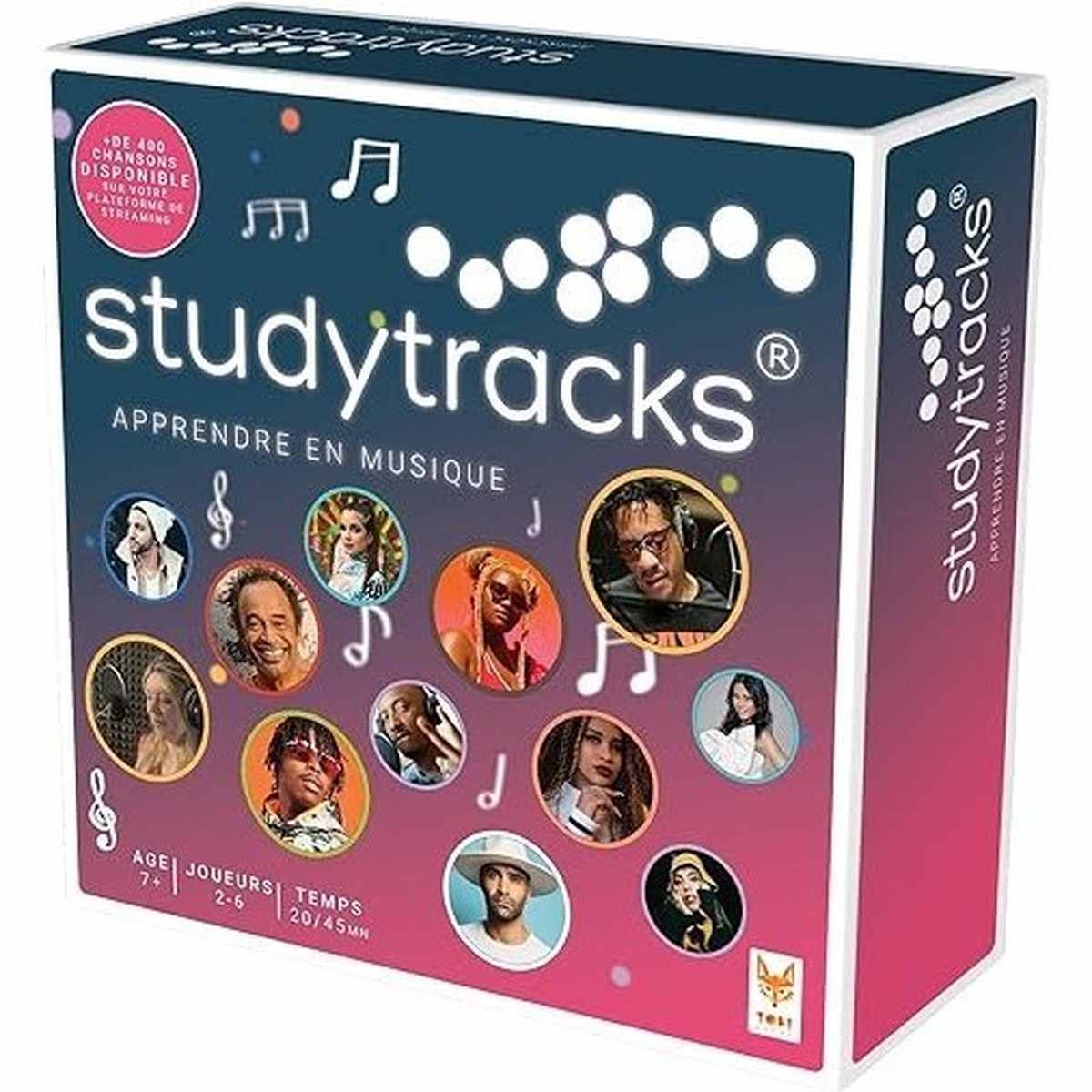 STUDYTRACKS - Apprendre en chanson -Jeu de Société Topi Games
