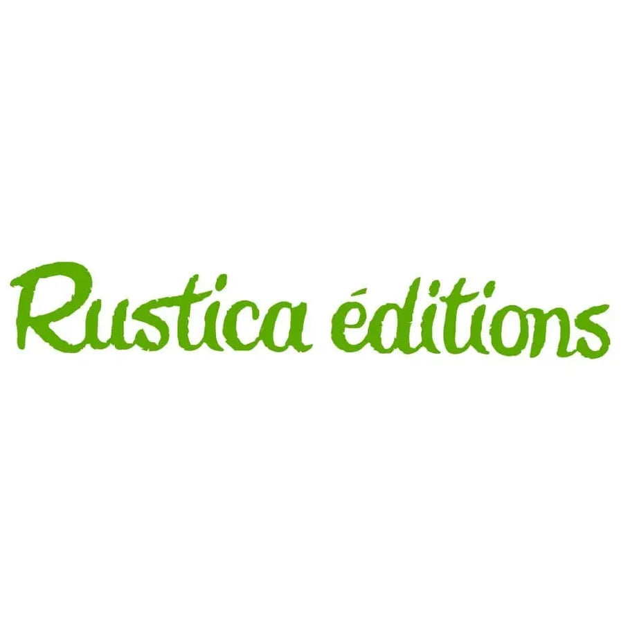 Logo des Éditions Rustica, spécialiste des livres sur jardin, nature, animaux et bien-être.