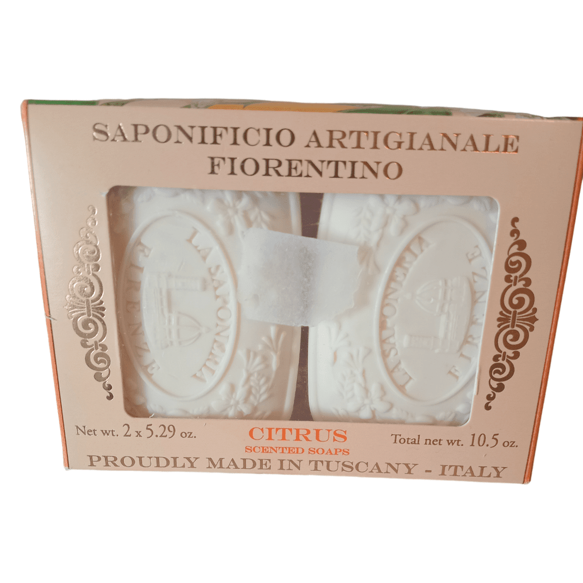 Coffret 2 savons artisanales de Toscane au Citron Fiorentino