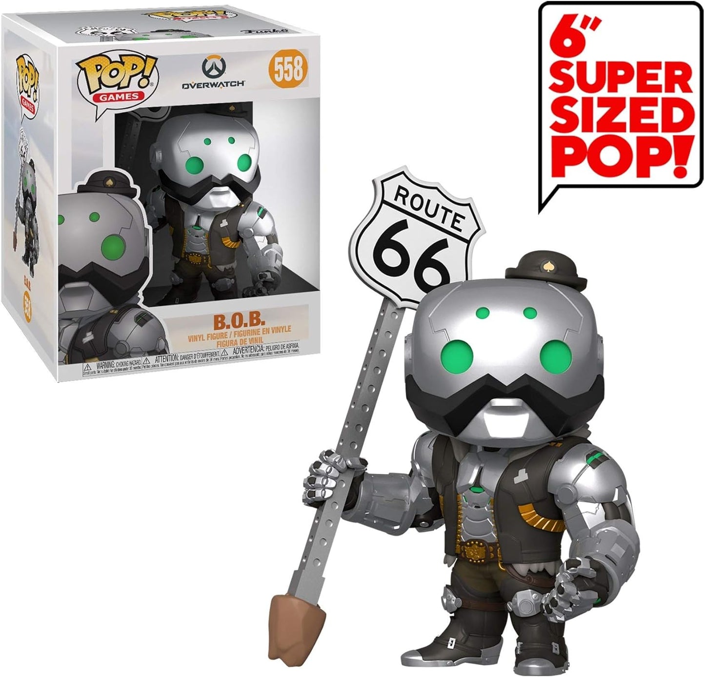 Funko Pop! Games: Overwatch B.O.B - Figurine en Vinyle à Collectionner