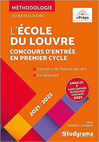 Concours d'entrée de l'école du Louvre: 2021/2022