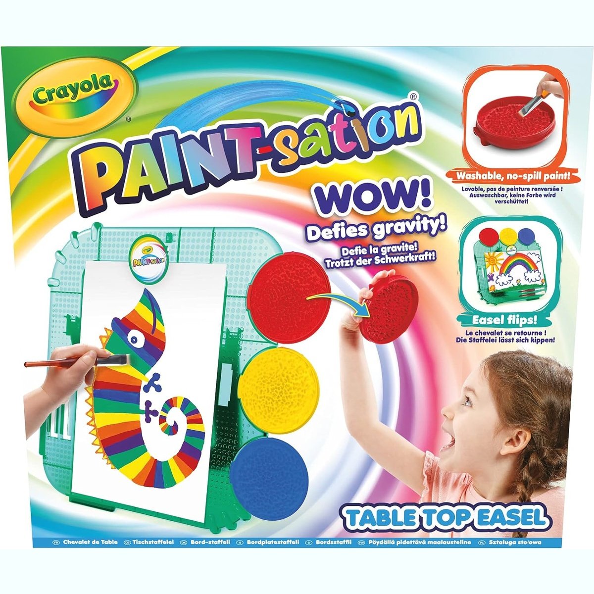 Crayola Paint sation Easel 2 en 1 Loisirs créatifs Coffret de peintures