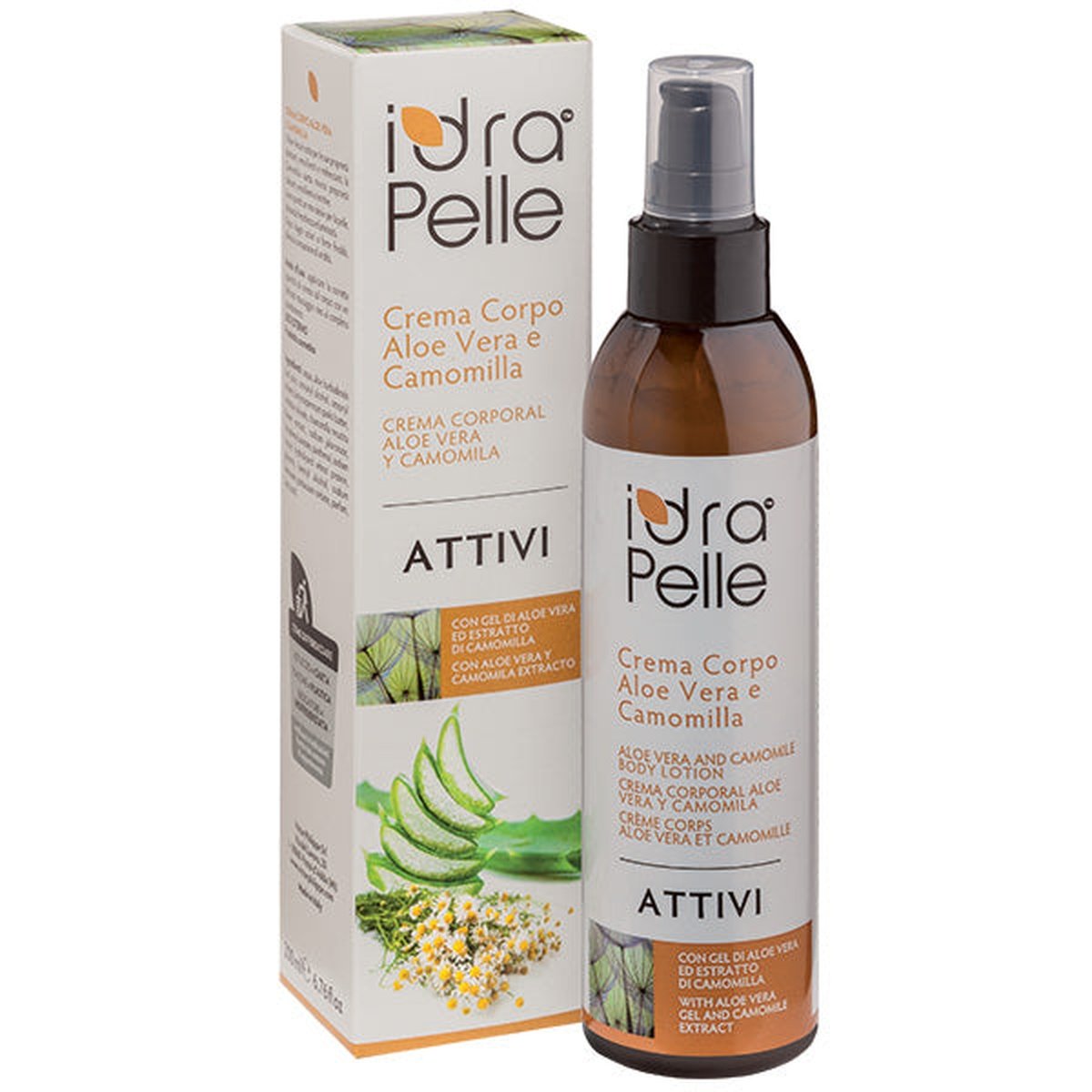 Crème corporelle Aloe Vera et Camomille Idrapelle