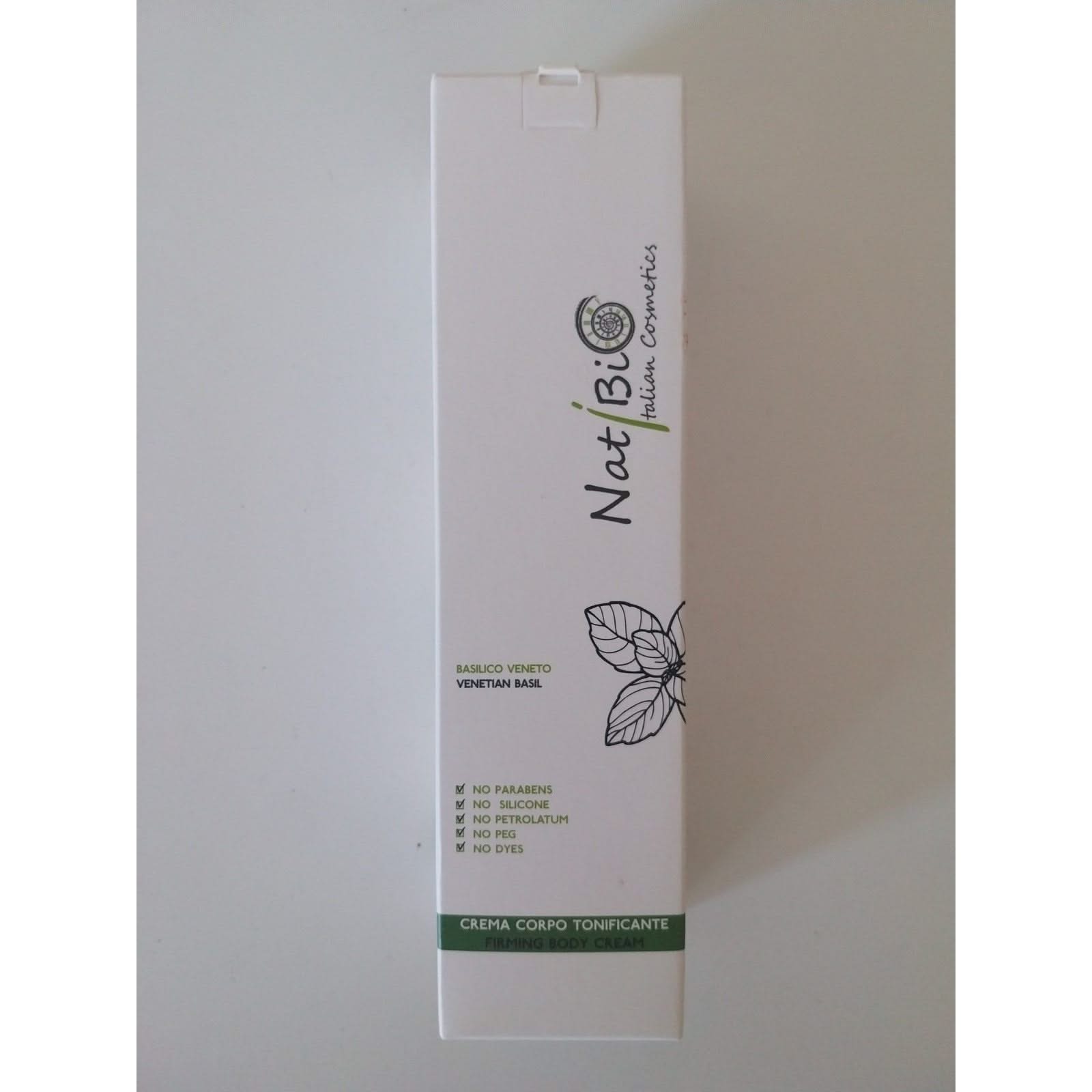Crème Corporelle Tonifiante au Basilic Vénitien Natibio cellulite