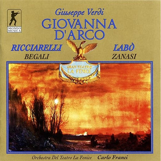 Giovanna D'Arco de Verdi et Carlo Franci Coffret 2 CD