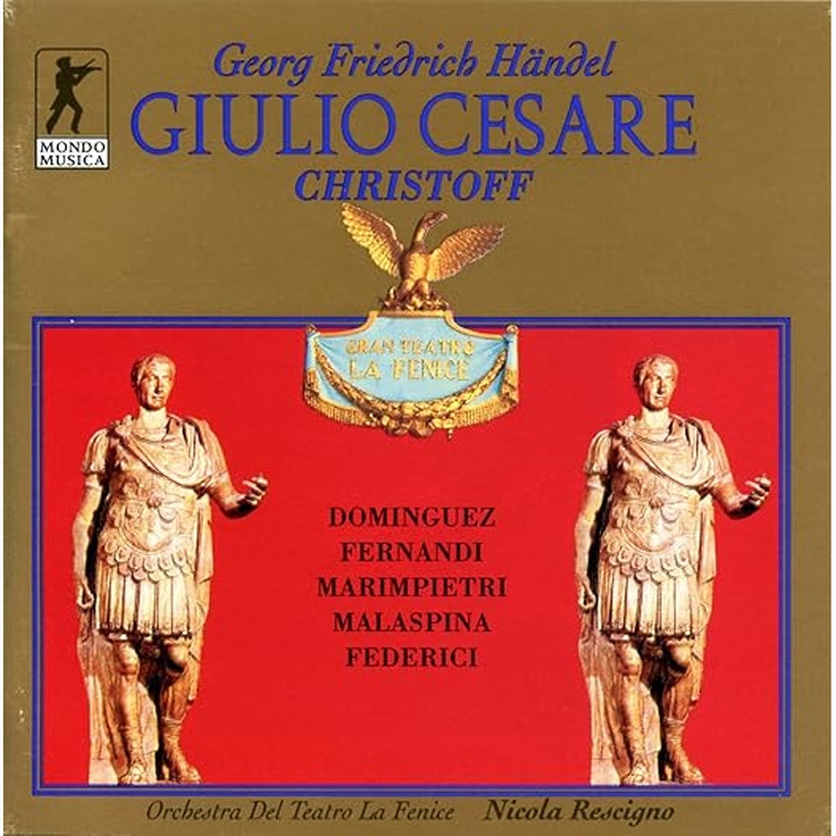 Giulio Cesare Opéra en trois actes de Georg Friedrich Handel Coffret cd