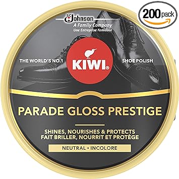 KIWI Parade Gloss Prestige Cirage neutre incolore en pot métallique pour chaussures,