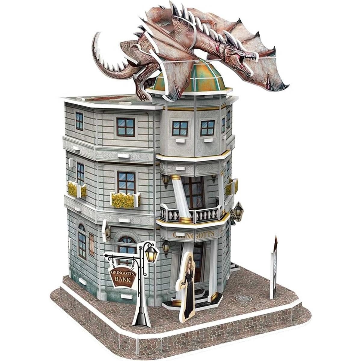 Puzzles Harry potter Diagon Alley en papier 3D Paysage urbain 4D