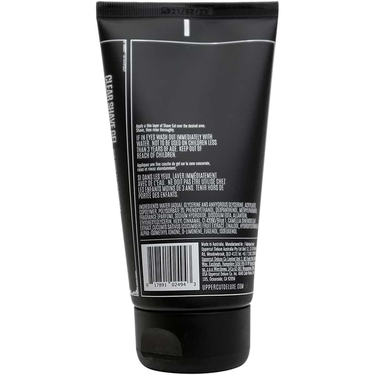 Uppercut Deluxe Clear Shave Gel