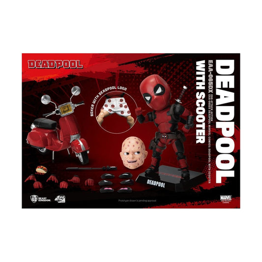 Marvel Comics Egg Attack Action Figurine Deadpool Deluxe avec scooter