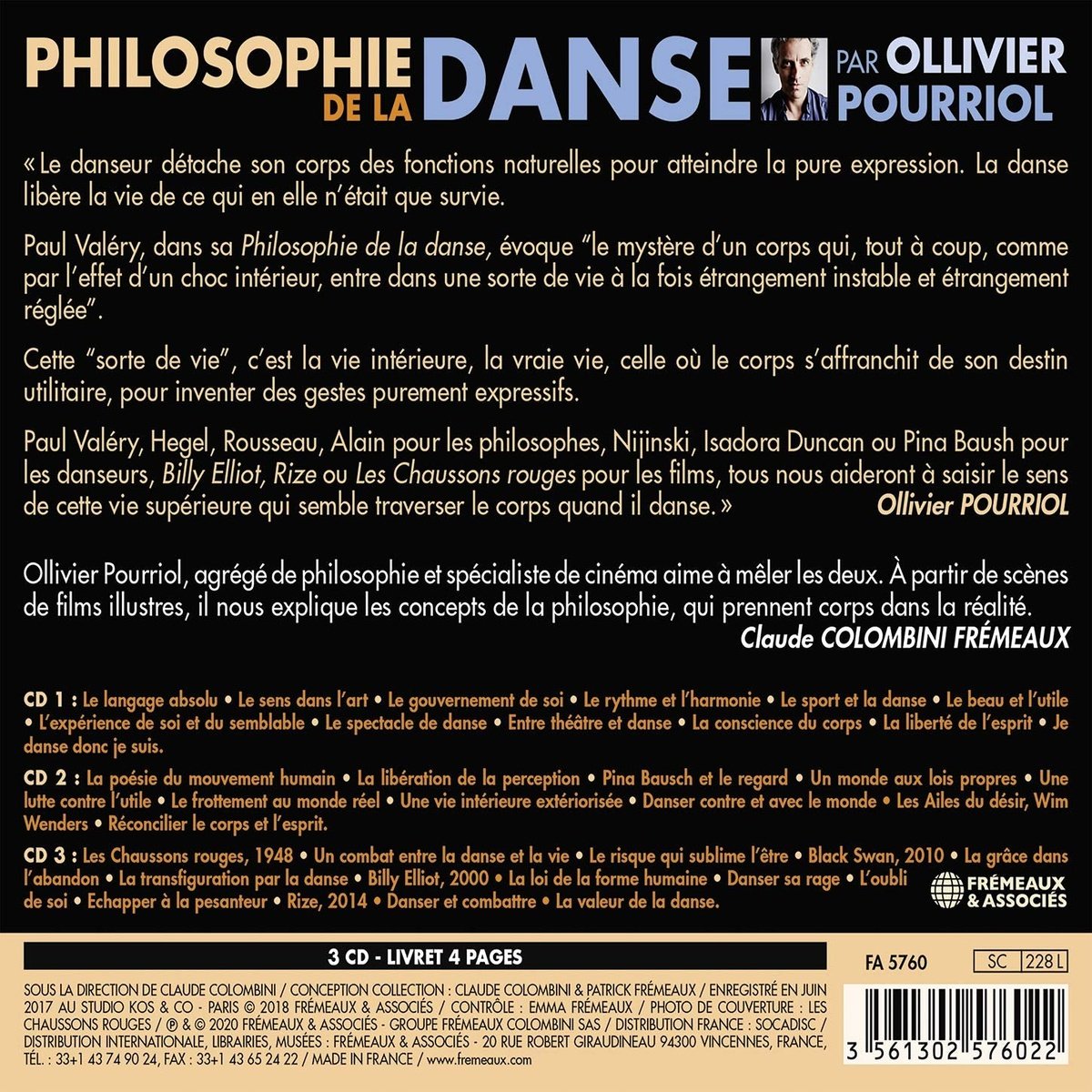 Philosophie de la danse - ollivier pourriol